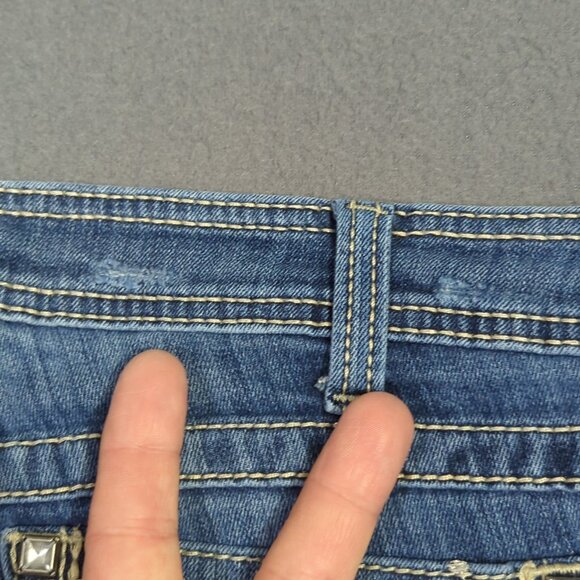 Ariat Jeans Women's 32L Blue Ruby Boot Cut Western Denim Cowgirl Rodeo Hemmed - Picture 4 of 16